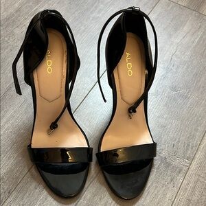 Aldo Black Heels with Sleek Design